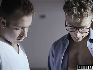 Doctors fuck Psych Patient They Caught milking